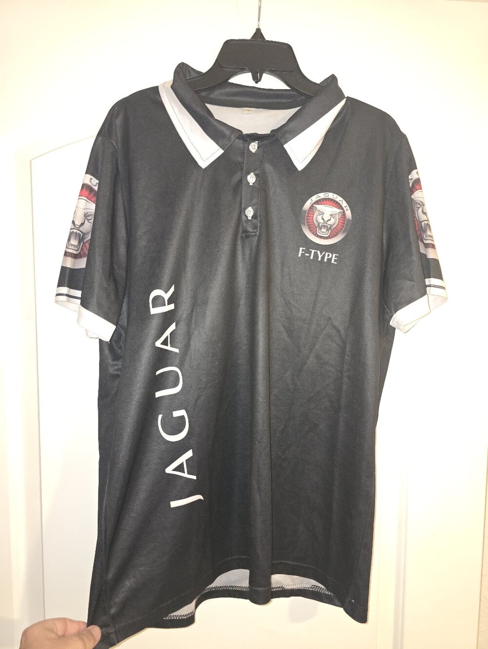 Jaguar F-Type Black Polo Shirt